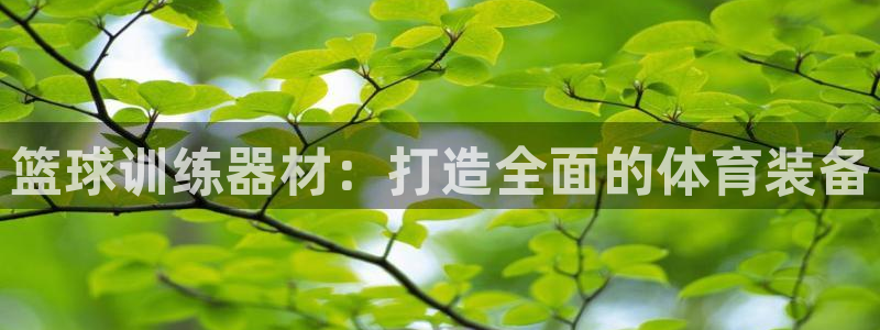 南宫大舞台官网下载联系电话：篮球训练器材：打造全面的体育装备